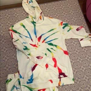Tie dye sweatsuit
